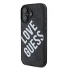 Guess PU Leather 4G Big Love Logo MagSafe tok iPhone 16-hoz fekete - 1. kép