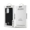 DKNY PU Bőr Stack Logo Magsafe tok iPhone 16 Pro Fekete - 1. kép