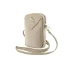 Guess PU Grained 4G Metal Logo Wallet Phone Bag Zipper Gold - 1. kép