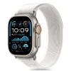 TECH-PROTECT NYLON STRIPE APPLE WATCH 6 / 7 / 8 / 9 / 10 / SE / ULTRA 1 / 2 (44 / 45 / 46 / 49 MM) CRAYON GREY szíj - 0. kép