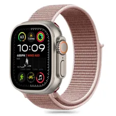 TECH-PROTECT NYLON APPLE WATCH 6 / 7 / 8 / 9 / 10 / SE (40 / 41 / 42 MM) DUSTY ROSE óraszíj