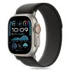 TECH-PROTECT NYLON SZÍJ APPLE WATCH 6 / 7 / 8 / 9 / 10 / SE / ULTRA 1 / 2 (44 / 45 / 46 / 49 MM) FEKETE/NARANCS - 0. kép