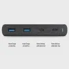 UNIQ Surge 90W 2xUSB Quick Charge 3.0 + 2xUSB-C PD 3.0 HUB, töltőállomás szénfekete - 4. kép