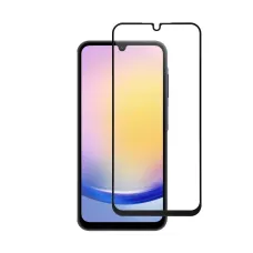Edzett üveg Blue Star - SAMSUNG A25 5G Teljes Felület (teljes ragasztás kerettel/kis méret) - fekete edzett üveg Blue Star,