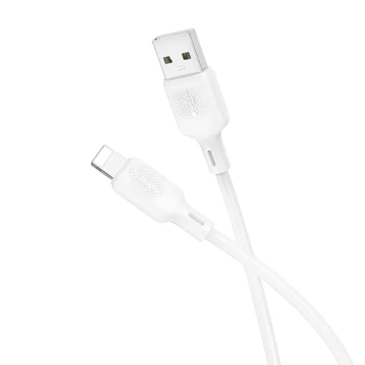 Borofone Kábel BX113 Lenny - USB-ről Lightning-re - 2,4A 1 méter fehér