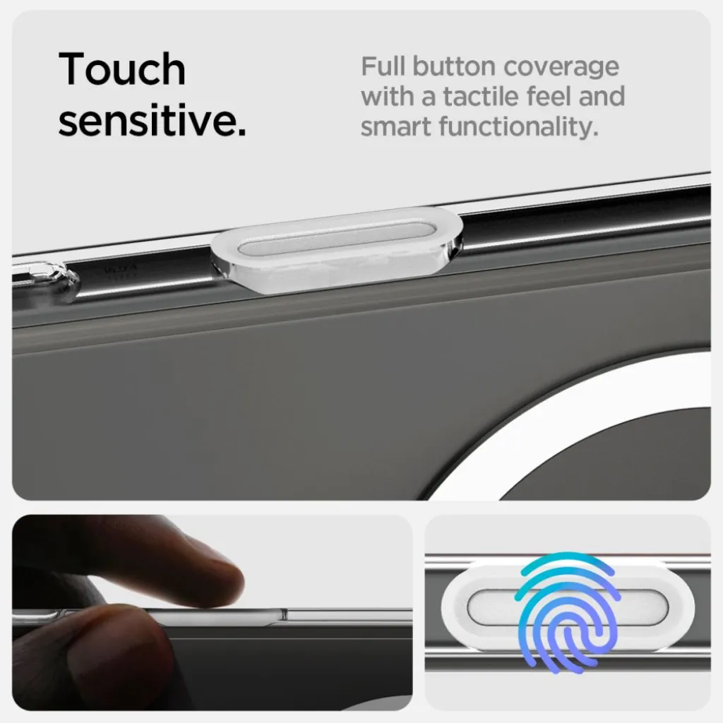  iPhone 16 Pro Fehér SPIGEN ULTRA HYBRID "T" MAG MagSafe tok - 10