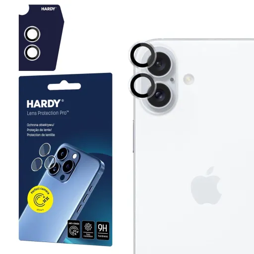 Apple iPhone 16/16 Plus - HARDY Lens Protection Pro Átlátszó üvegfólia Apple iPhone 16/16 Plus - HARDY Lens Protection Pro Átlátszó üvegfólia