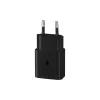 SAMSUNG eredeti töltő Type C + kábel Type C to Type C PD 3A 15W EP-T1510XBEGEU fekete blister - 0. kép