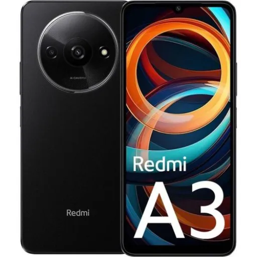 Xiaomi Redmi A3 4G Dual SIM 3GB RAM 64GB Éjfekete EU mobiltelefon