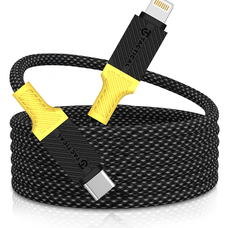 Tactical MagRope USB-C/Lightning 1m Fekete/Sárga Lightning USB kábel