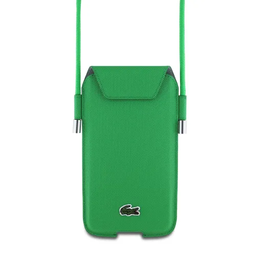 Lacoste PVC Iconic Petit Pique Telefontok XL Zöld