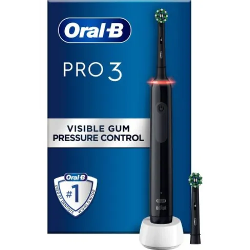 Oral-B Elektromos fogkefe Cross Action Pro3 3400N Fekete EU