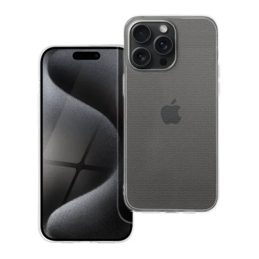 CLEAR tok 2 mm BOX iPhone 15 Pro Max átlátszó tok CLEAR tok 2 mm BOX iPhone 15 Pro Max átlátszó tok