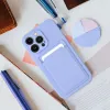 Kártyatartós tok IPHONE 15 Pro Max lila - 2. kép