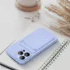 Kártyatartós tok IPHONE 15 Pro Max lila - 3. kép
