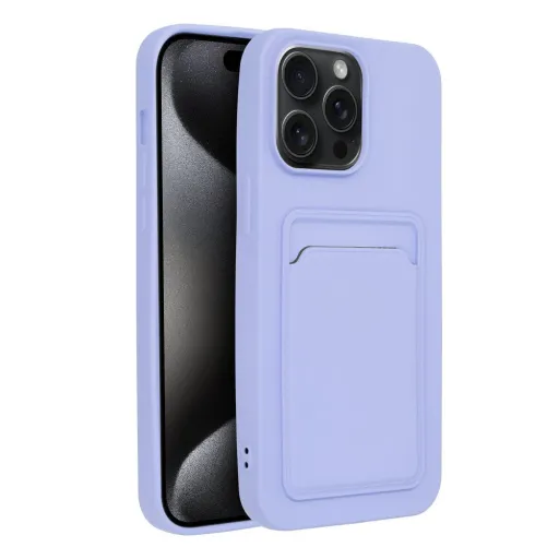 Kártyatartós tok IPHONE 15 Pro Max lila Kártyatartós tok IPHONE 15 Pro Max lila