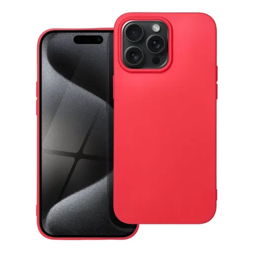 SOFT tok iPhone 15 Pro Max piros tok SOFT tok iPhone 15 Pro Max piros tok