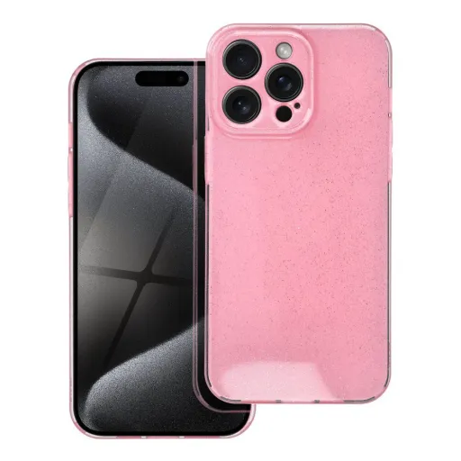 CLEAR CASE 2 mm BLINK iPhone 15 Pro Max tok pink CLEAR CASE 2 mm BLINK iPhone 15 Pro Max tok pink