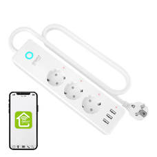 Gosund P1 PLUS WiFi (4x AC schuko, 3x USB-A) Tuya okos elosztó