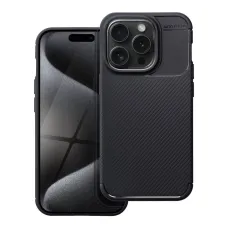 CARBON PREMIUM tok IPHONE 15 Pro fekete tok