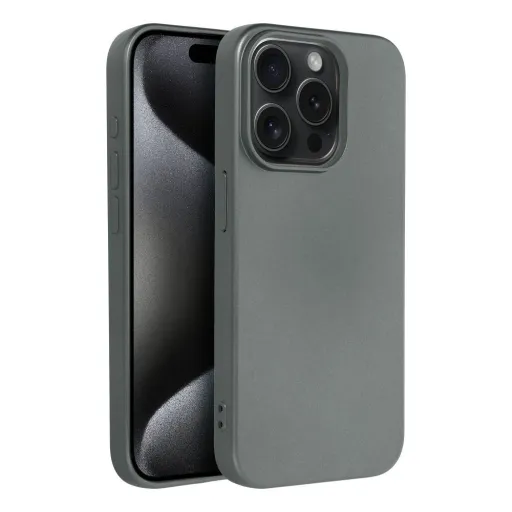 METALLIC iPhone 15 Pro tok szürke METALLIC iPhone 15 Pro tok szürke