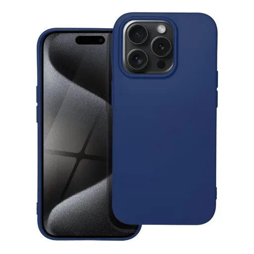 SOFT tok IPHONE 15 Pro sötétkék tok SOFT tok IPHONE 15 Pro sötétkék tok