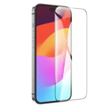 HOCO edzett üveg HD 5D Guardian shield (SET 10in1) - iPhone 15 Pro fekete üvegfólia