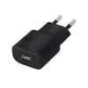 Forever TC-01 töltő 1x USB 2A fekete + USB-C kábel - 4. kép