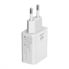 Mcdodo CH-6720 Kettős USB Töltő (EU) Lightning 1m Utazó készlet (fehér) tok - 1. kép