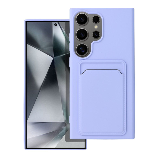 Kártyatartós tok Samsung S24 Ultra lila Kártyatartós tok Samsung S24 Ultra lila