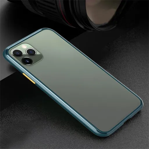 Szilikon matt tok iPhone 11 Pro kék