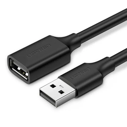 Ugreen USB apa - USB anya kábelhosszabbító 1m fekete (10314)