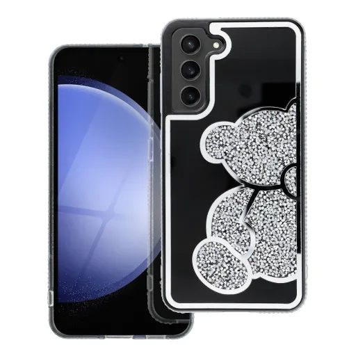 TEDDY BEAR tok Samsung Galaxy S24 Ultra ezüst TEDDY BEAR tok Samsung Galaxy S24 Ultra ezüst