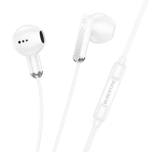 Borofone Fülhallgató BM89 Surpass mikrofonnal Type C fehér