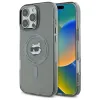  iPhone 16 Pro Max Karl Lagerfeld IML Metal Choupette Head MagSafe tok - Fekete thumbnail