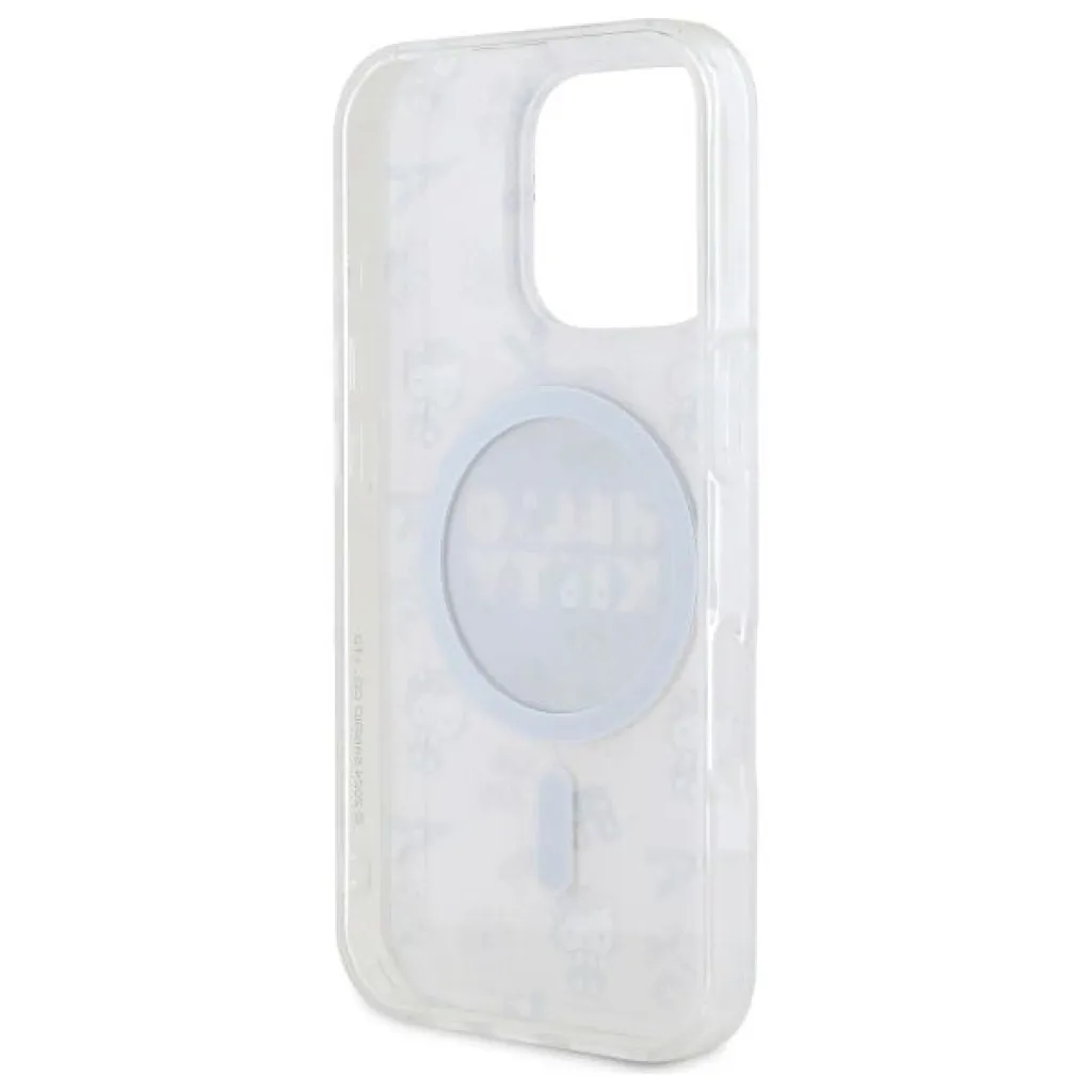 Hello Kitty IML All Over Paris Magsafe iPhone 16 Pro tok - Rózsaszín - 7