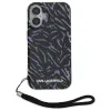 Karl Lagerfeld Zebra Pántos iPhone 16 tok - Lila - 4. kép