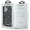 Karl Lagerfeld Zebra Pántos iPhone 16 tok - Lila - 3. kép