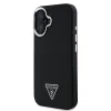 Guess PU Grained Triangle Logo tok iPhone 16 fekete - 1. kép