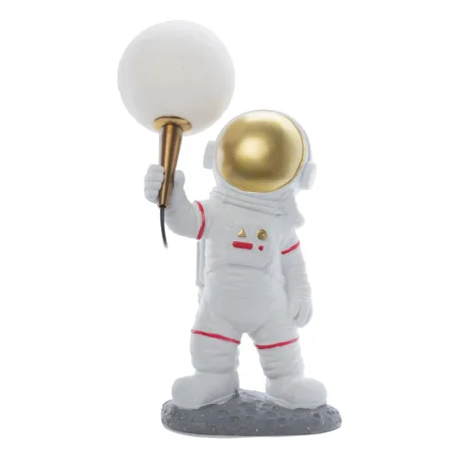 Astronauta álló asztali lámpa - Moon Art Deco (1. modell) AMTL