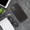 LEATHER CASE KICKSTAND Samsung A05 tok fekete - 0. kép