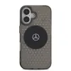 Mercedes PC/TPU Star Pattern MagSafe tok iPhone 16 Plus Fekete tok - 0. kép