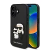  iPhone 16 fekete Karl Lagerfeld PU Saffiano Karl és Choupette tok thumbnail