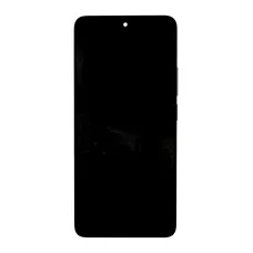 LCD kijelző + Érintőegység + Előlap Xiaomi Redmi Note 13 4G fekete (Szerviz csomag)