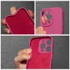 Tok SZILIKON 2 mm iPhone 15 Pro Max rózsaszín - 1. kép