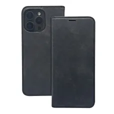 Smart Suede tok Samsung Galaxy A14 4G / A14 5G fekete tok