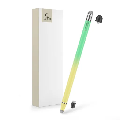 TECH-PROTECT USP100 4-TIP TOUCH STYLUS PEN SÁRGA/ZÖLD