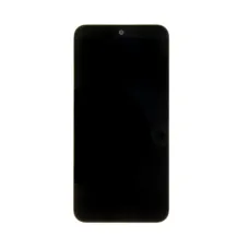 LCD kijelző + Érintőegység + Elülső borítás Samsung A546B Galaxy A54 5G Csodálatos Fehér (Szervizcsomag)