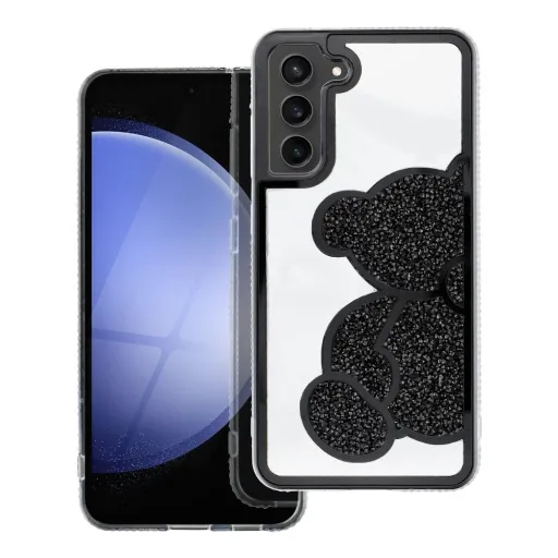 Teddy Bear tok Samsung Galaxy A52 5G / A52 LTE (4G) / A52s 5G fekete Teddy Bear tok Samsung Galaxy A52 5G / A52 LTE (4G) / A52s 5G fekete