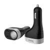 HOCO Z29 autós szivargyújtós töltő 2x USB 3,1A + szivargyújtós aljzat fekete - 2. kép